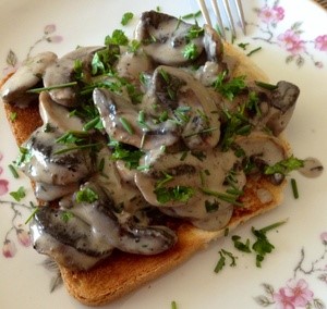 Toast champignon