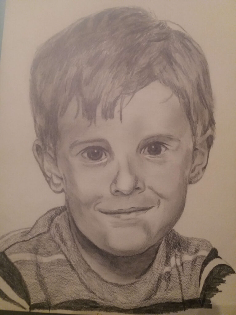 Tekening Stefan