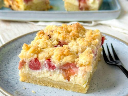 rabarberkwarkcake